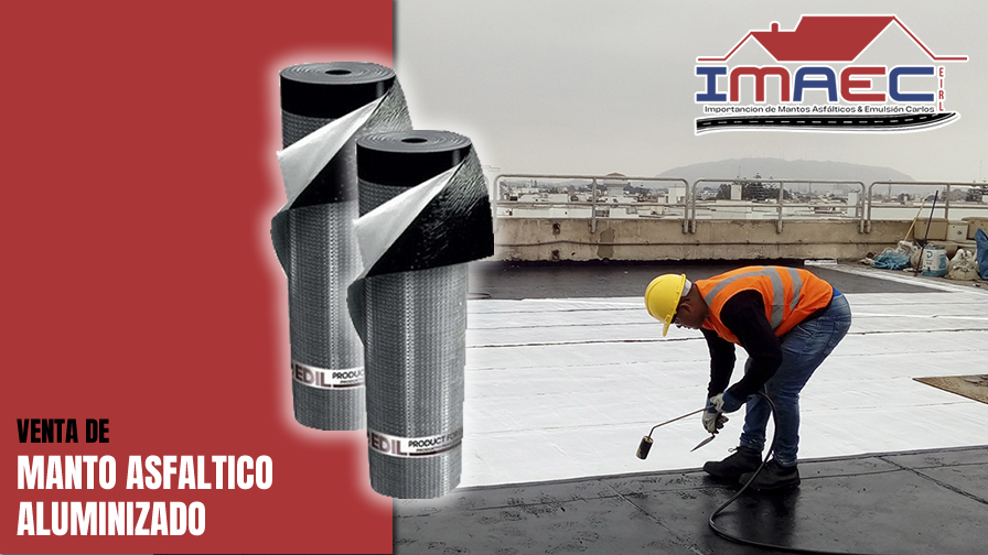 manto asfaltico aluminizado